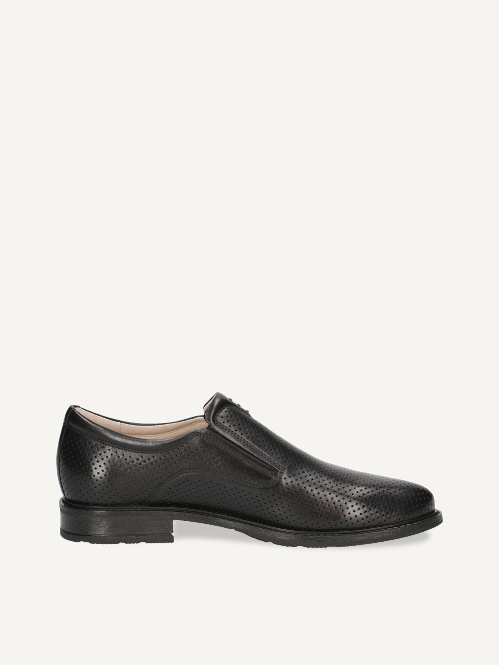 Caprice Slipper - Schwarzes Nappaleder