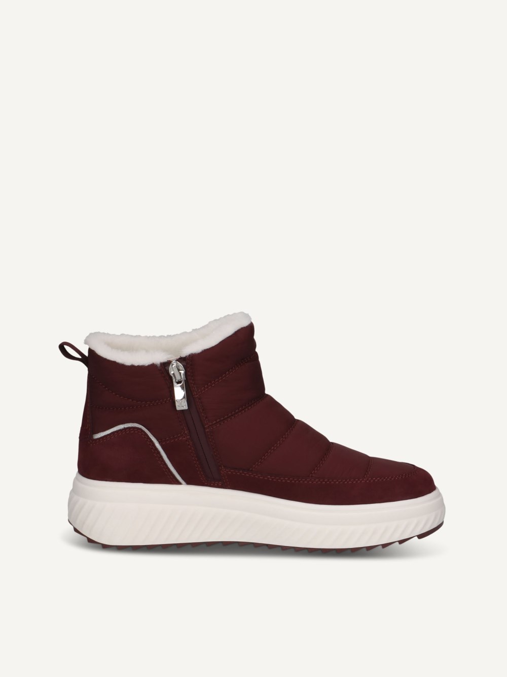 Caprice Stiefelette - Bordeauxfarbener Kamm