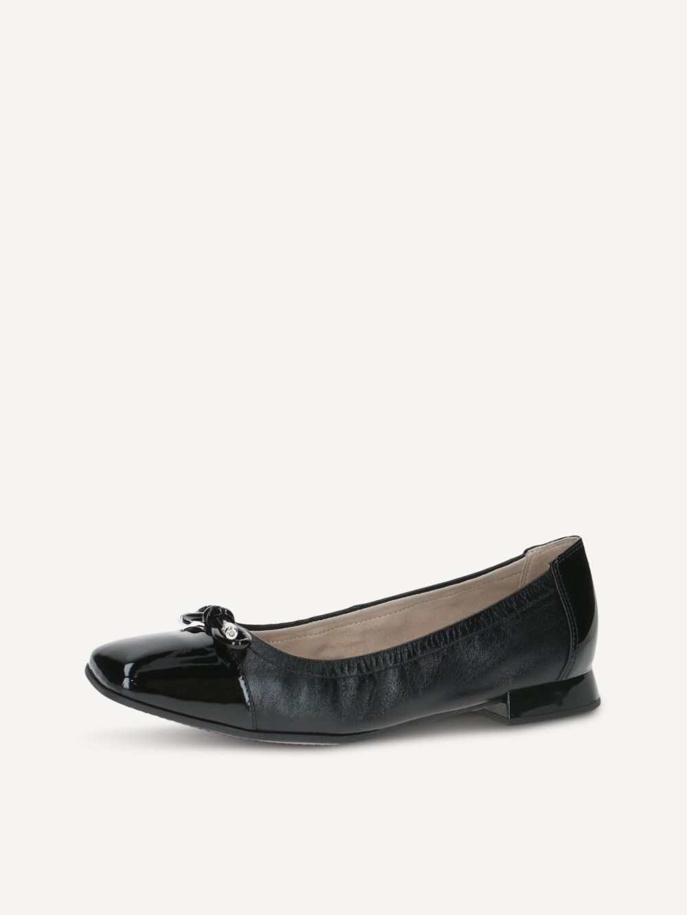 Caprice Ballerina - Schwarzer Kammleder I
