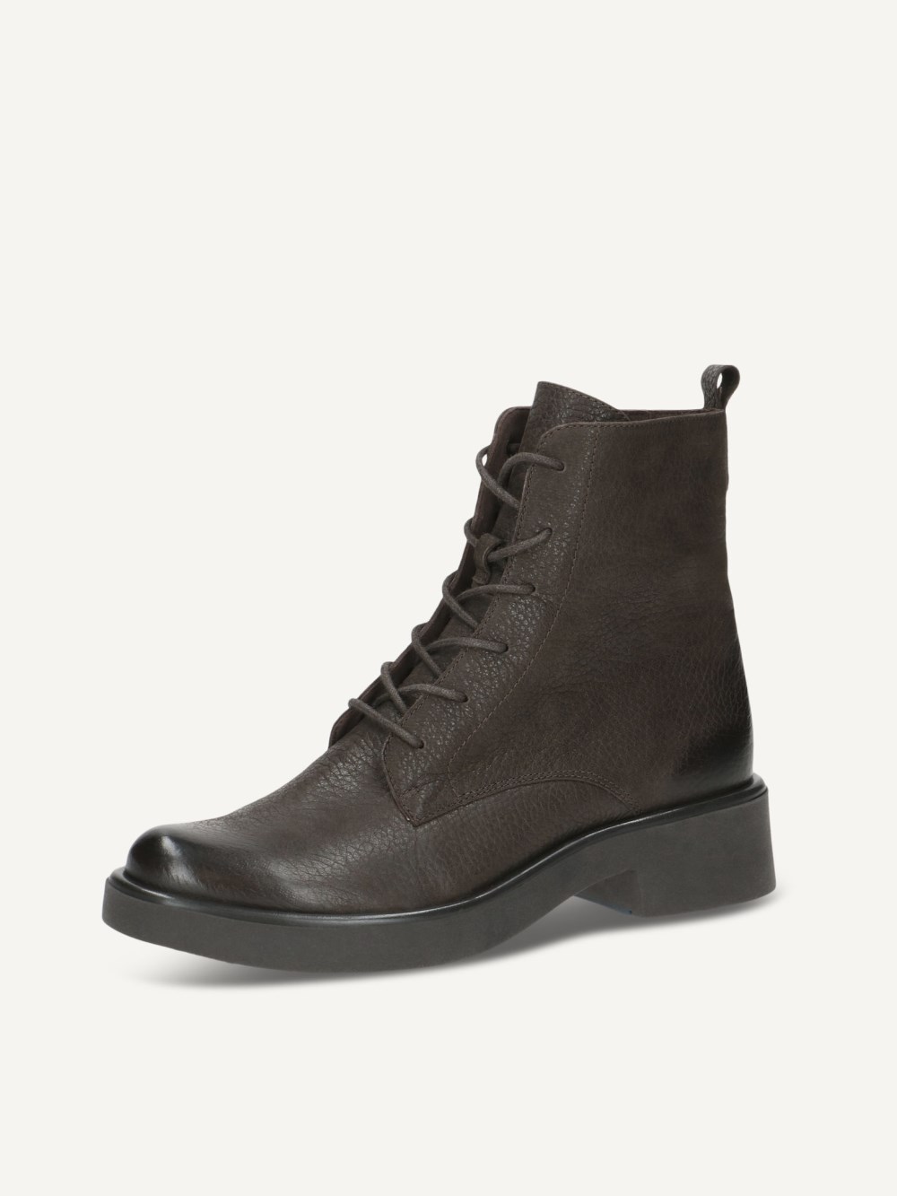 Caprice Stiefelette - Dunkelbraunes Nubukleder