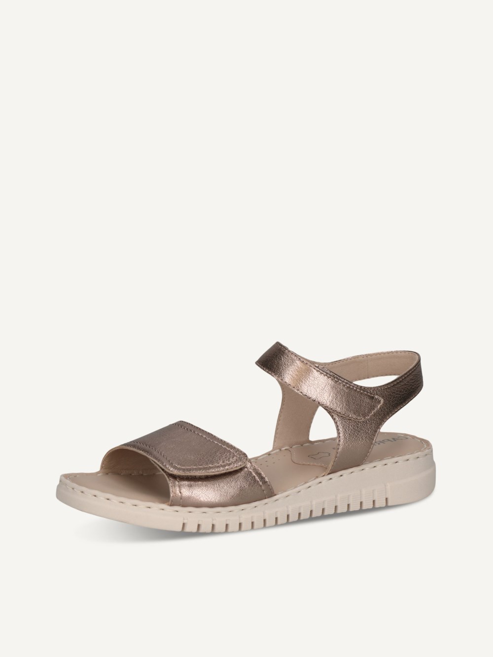 Caprice Sandalette - Taupe Metallic