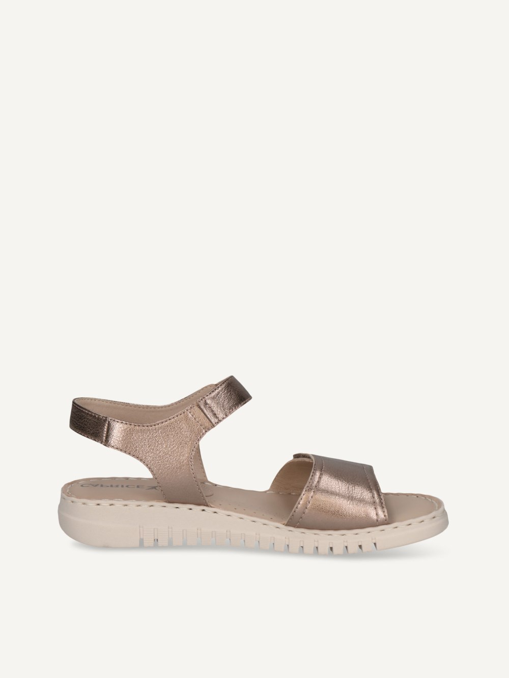 Caprice Sandalette - Taupe Metallic