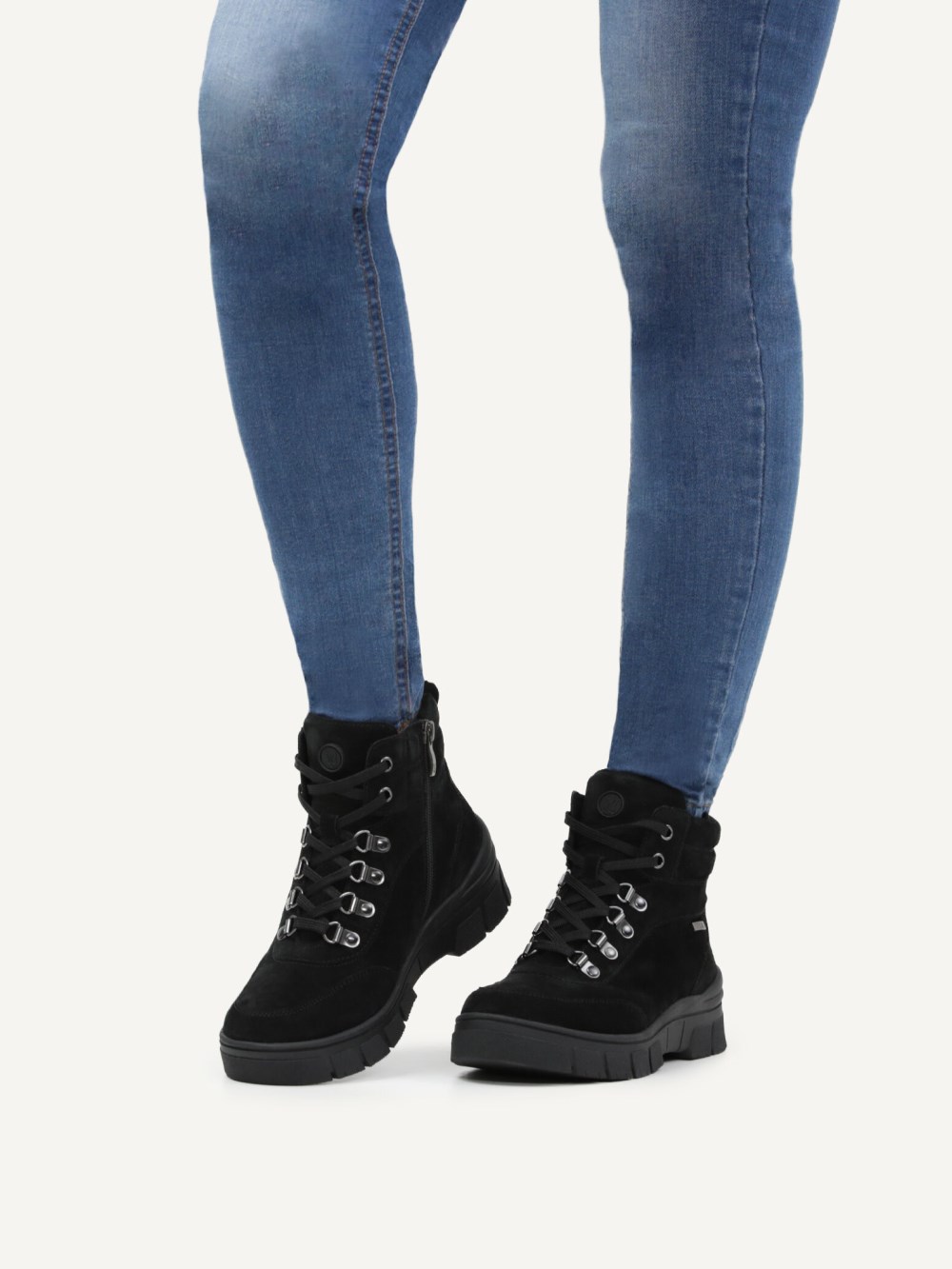 Caprice Stiefelette - Schwarzes Wildleder