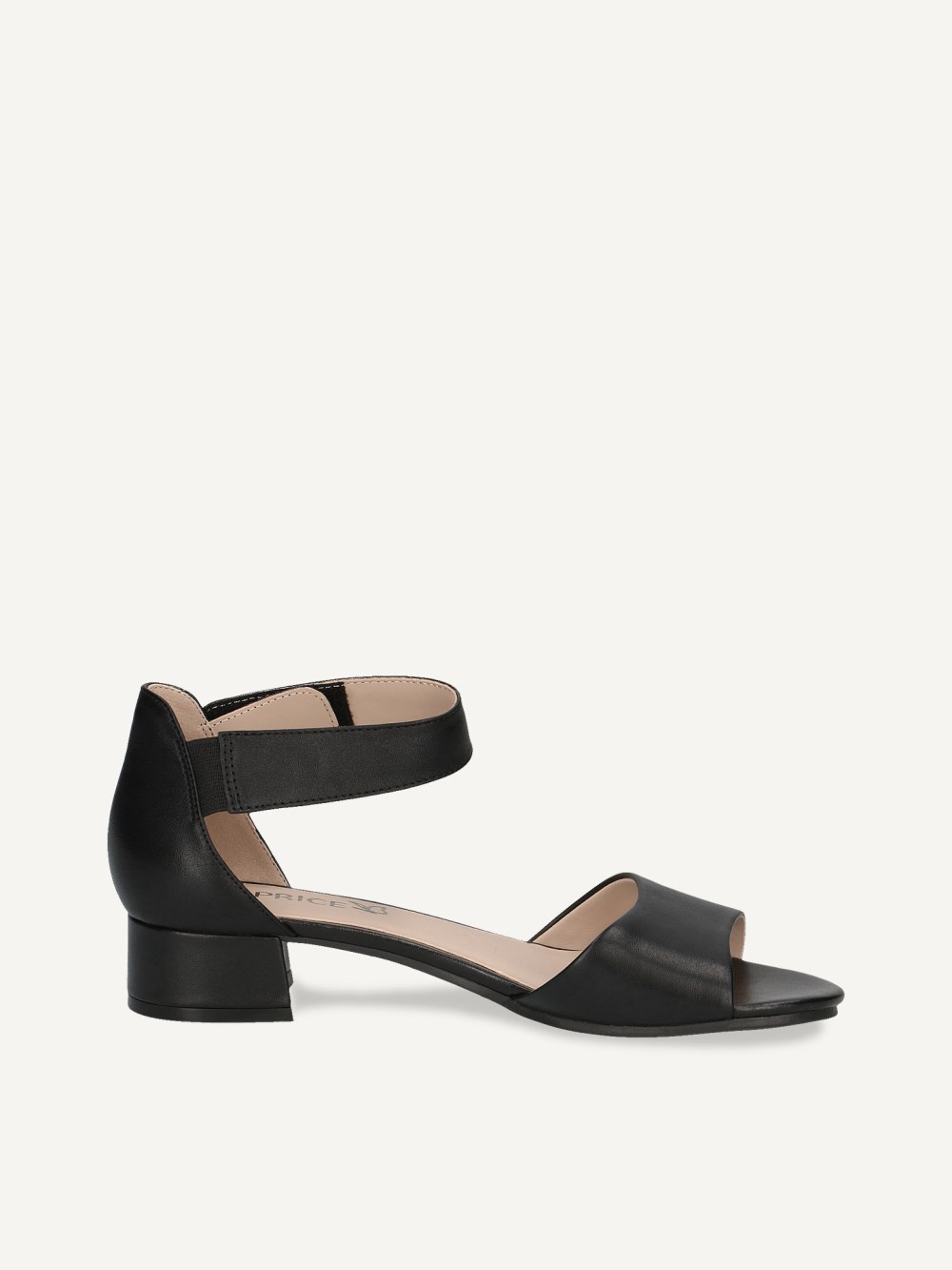 Caprice Sandalette - Schwarzes Nappaleder