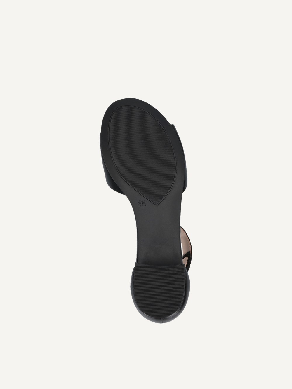 Caprice Sandalette - Schwarzes Nappaleder