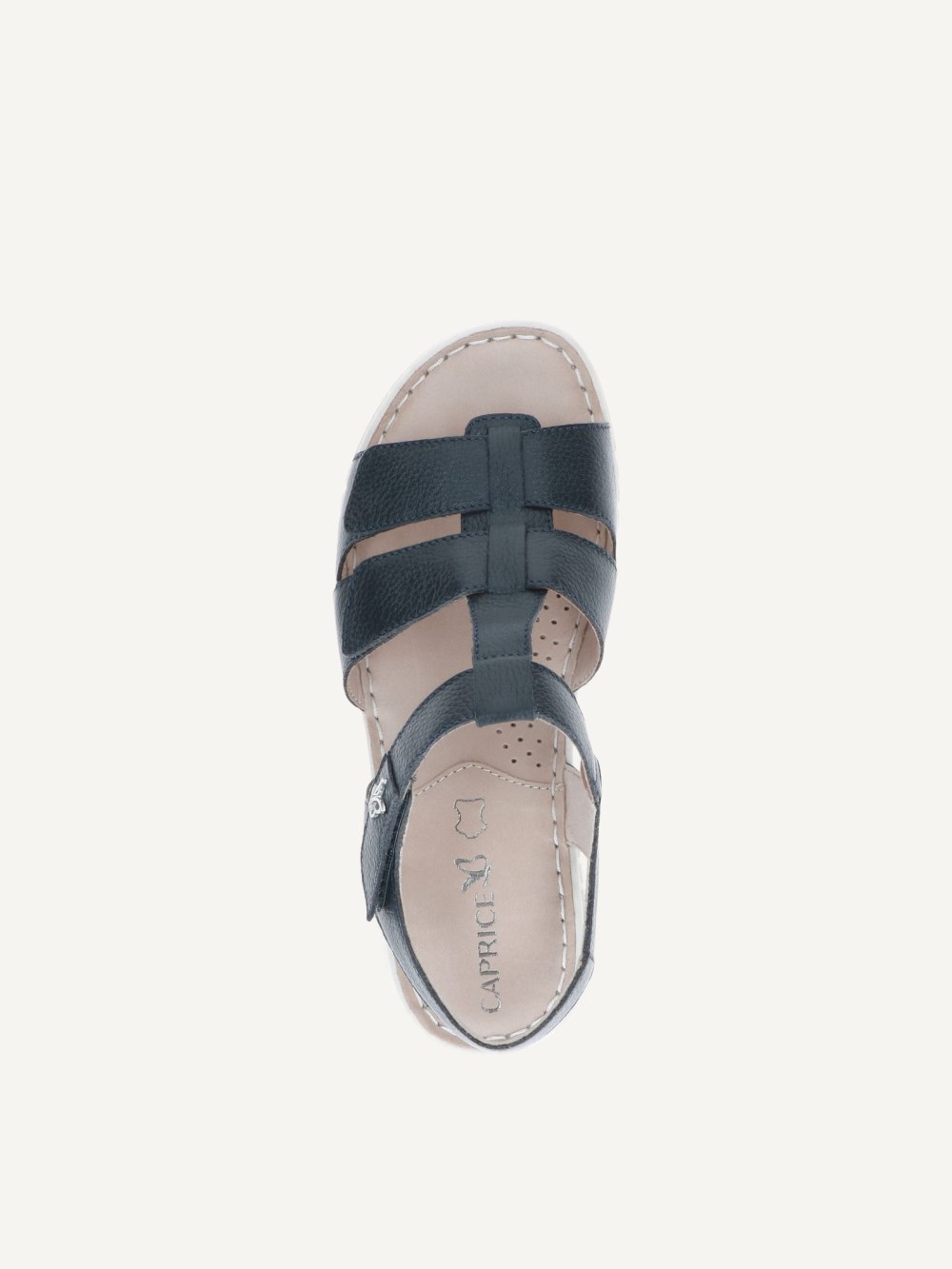 Caprice Sandalette - Ozean-Nappa