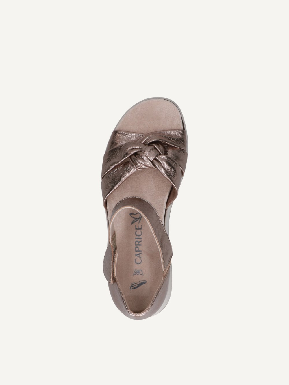 Caprice Sandale - Taupe Metallic