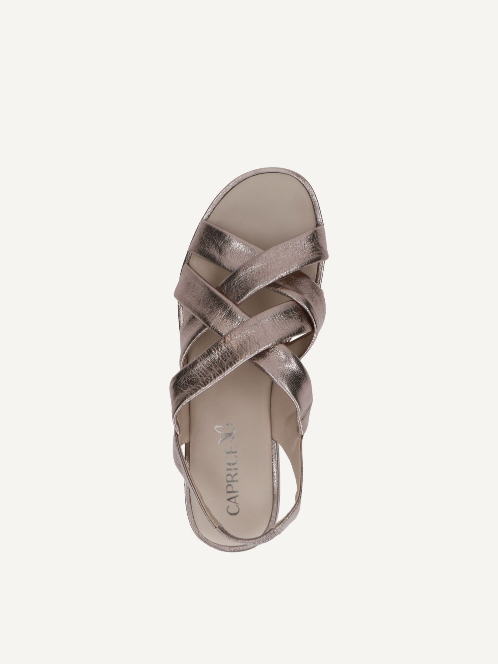 Caprice Sandale - Taupe Metallic