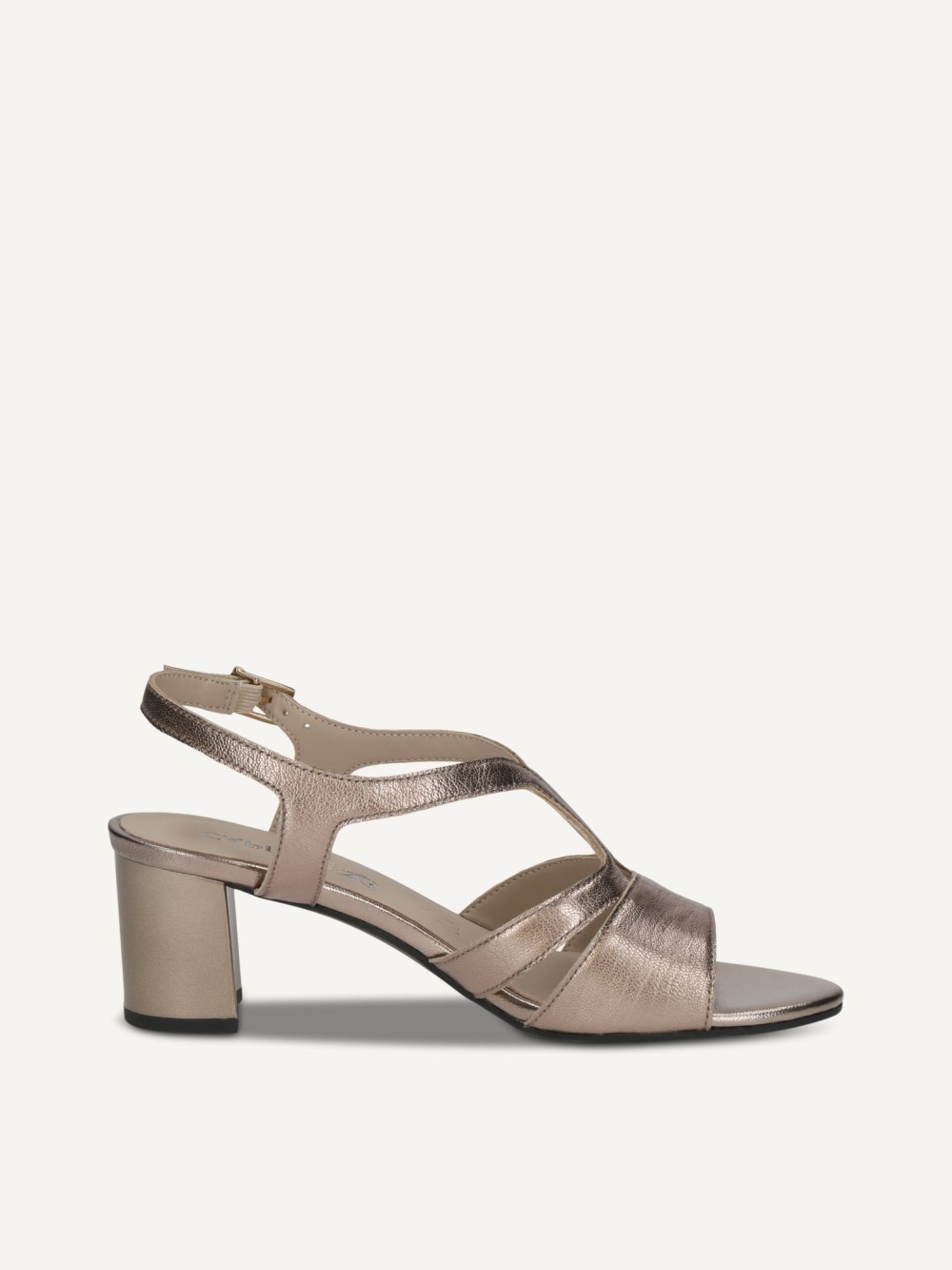 Caprice Sandalette - Braun-Metallic