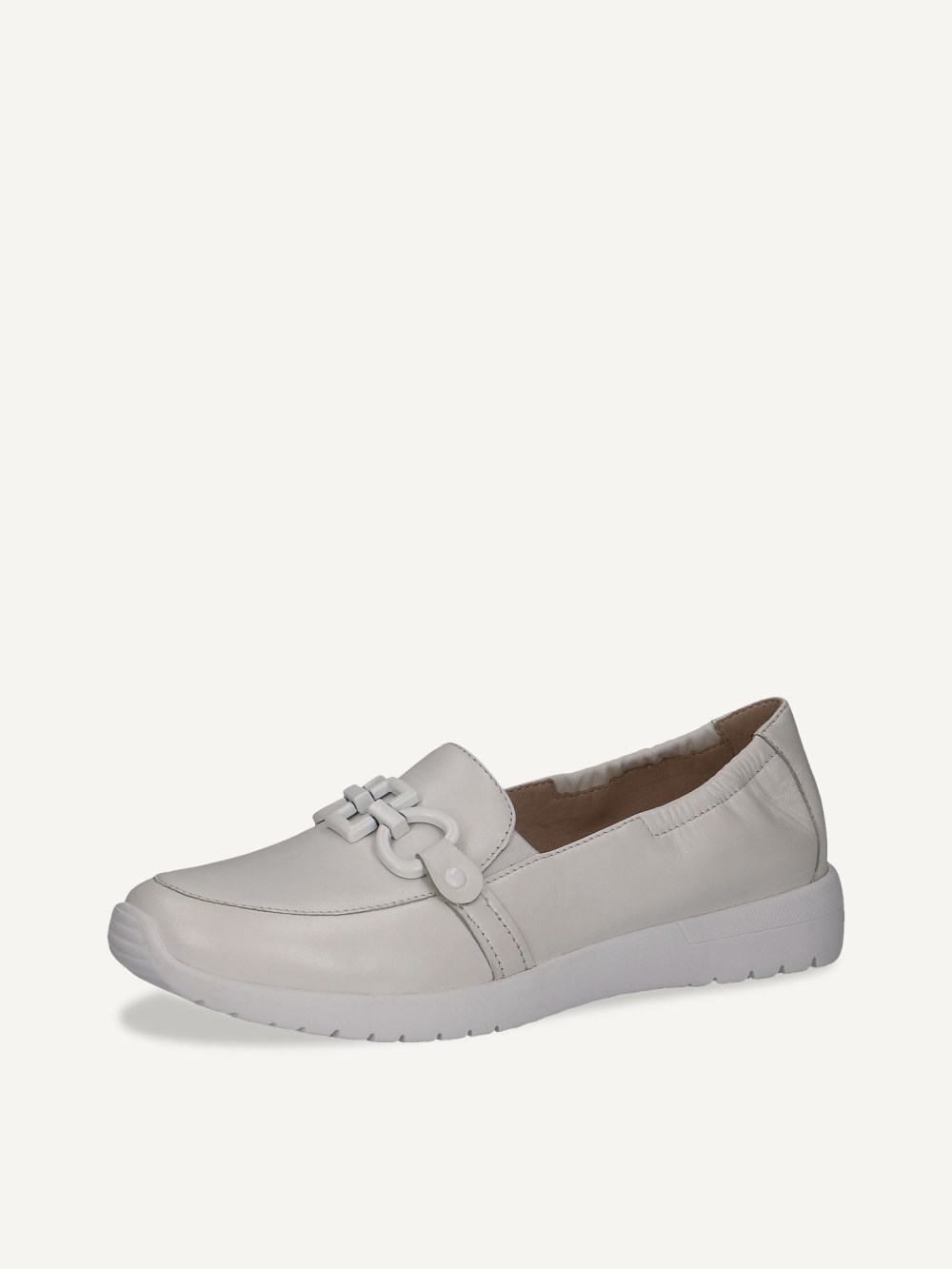 Caprice Slipper - Weißes Softnap.