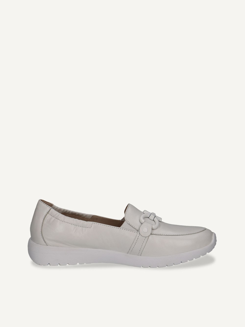 Caprice Slipper - Weißes Softnap.