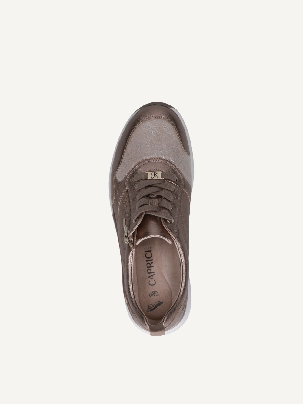 Caprice Sneaker - Taupe-Metallic-Kamm