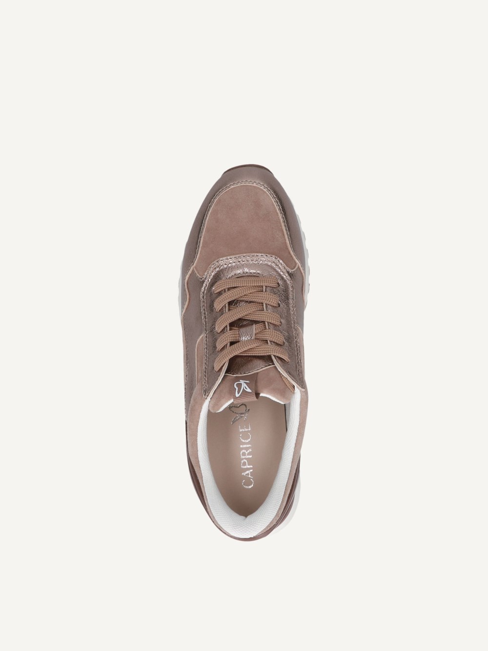 Caprice Sneaker - Taupefarbener Kamm