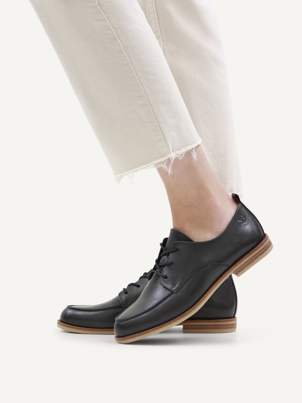 Caprice Halbschuh - Ozeanfarbenes Nappaleder