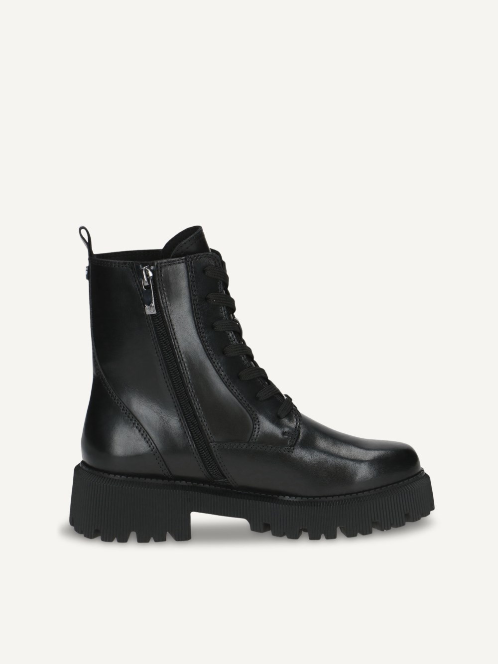 Caprice Stiefelette - Schwarzes Nappaleder