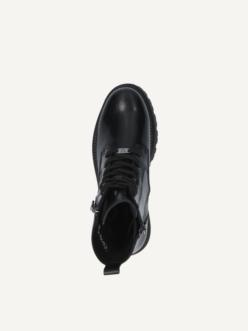 Caprice Stiefelette - Schwarzes Nappaleder