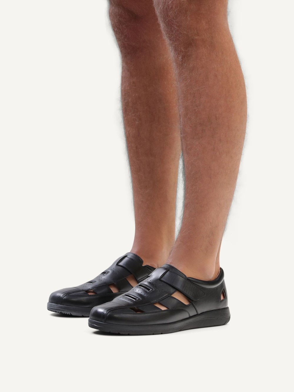 Caprice Slipper - Schwarzes Nappaleder