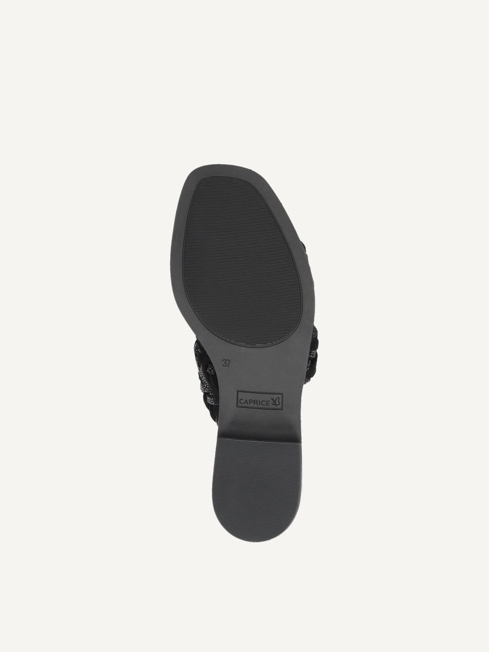 Caprice Pantolette - Schwarzes Wildleder