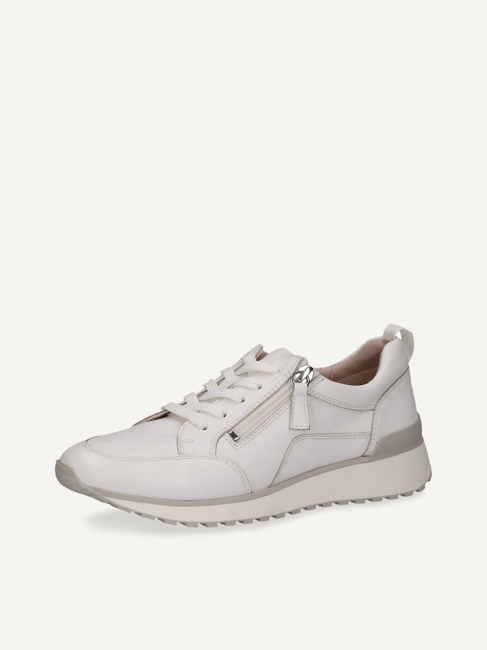 Caprice Sneaker - Weißes Nappaleder