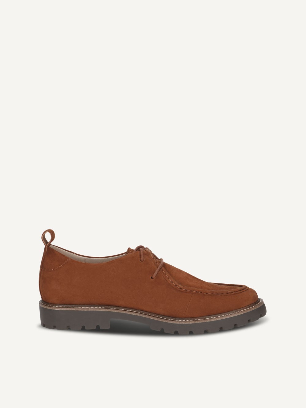 Caprice Halbschuh - Cognacfarbenes Wildleder