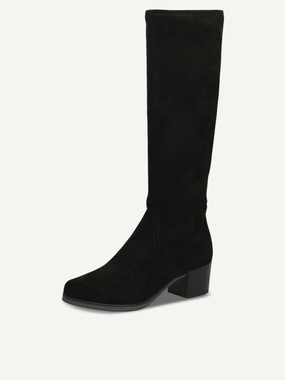Caprice Stiefel - Schwarzes Stretchleder