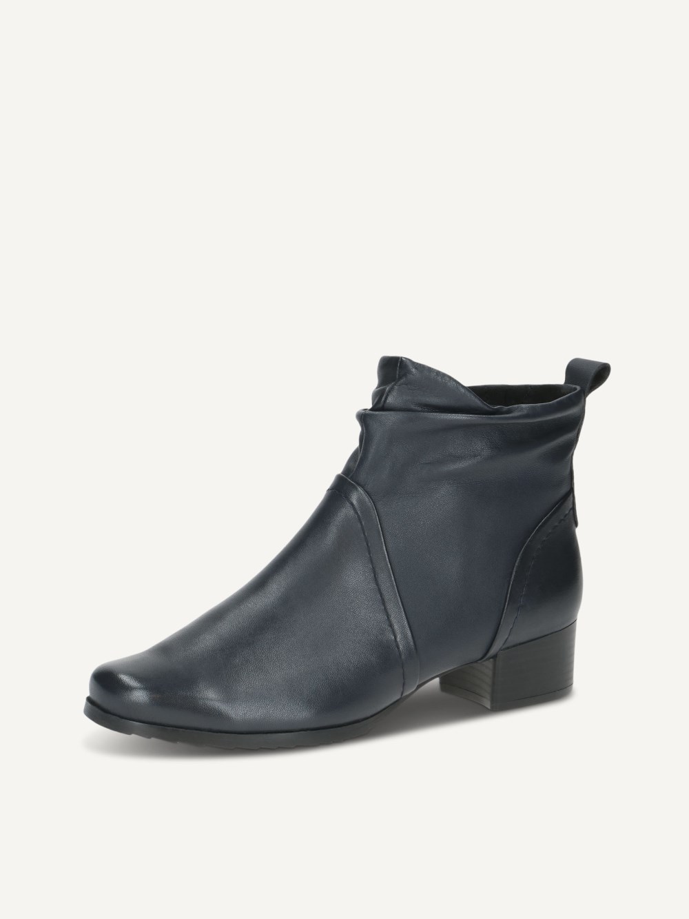 Caprice Stiefelette - Ozeanblaues Nappaleder
