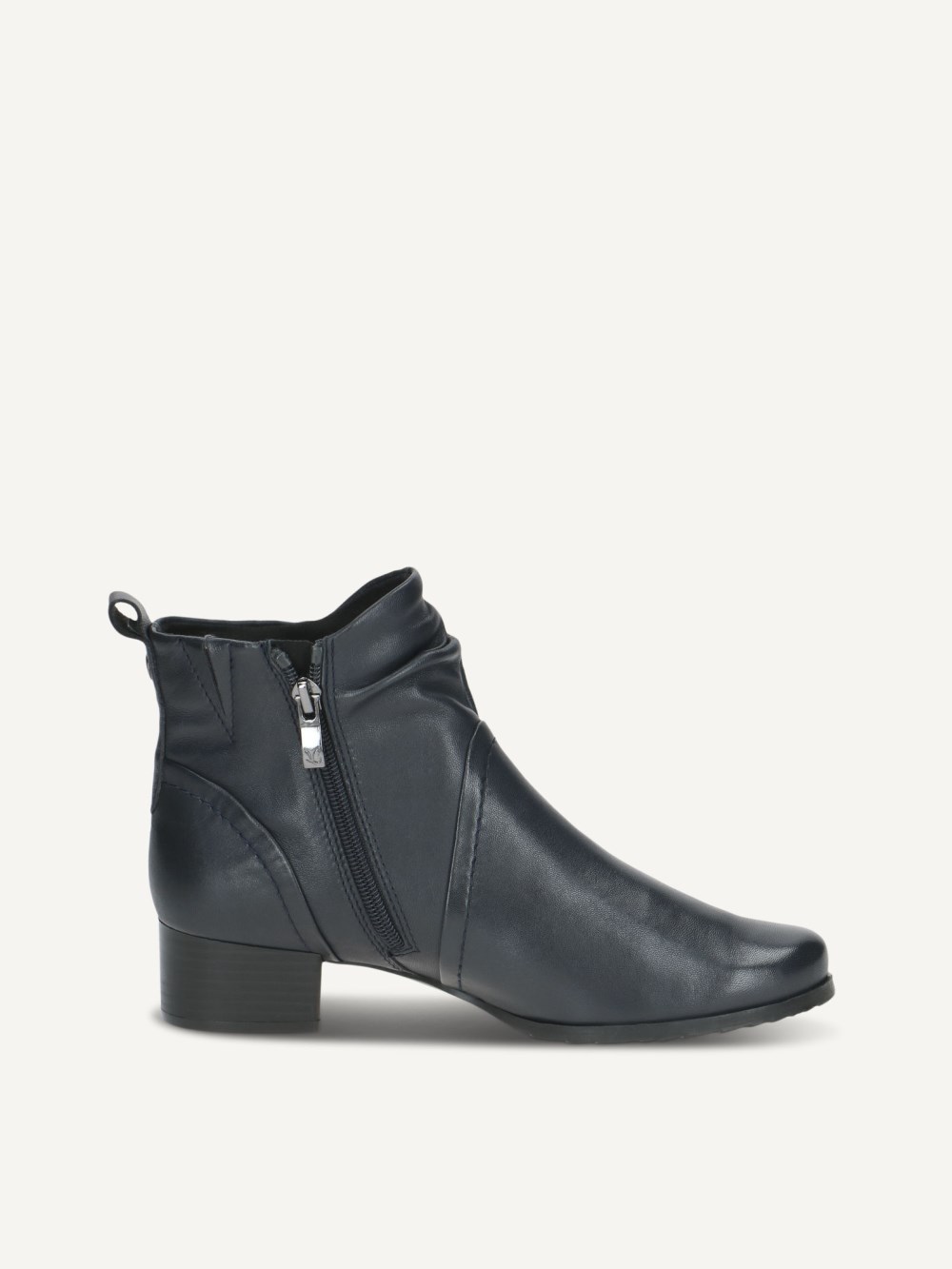 Caprice Stiefelette - Ozeanblaues Nappaleder