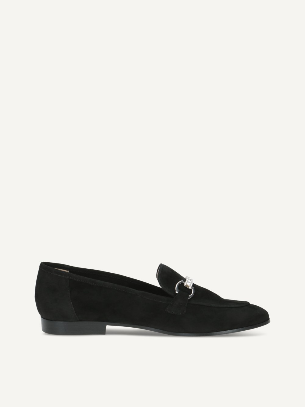 Caprice Slipper - Schwarzes Wildleder