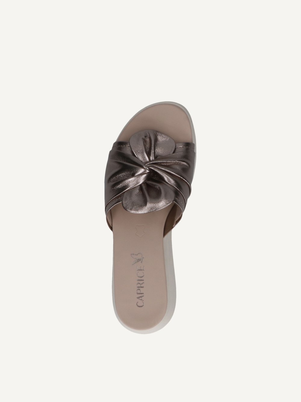 Caprice Pantolette - Braun Metallic