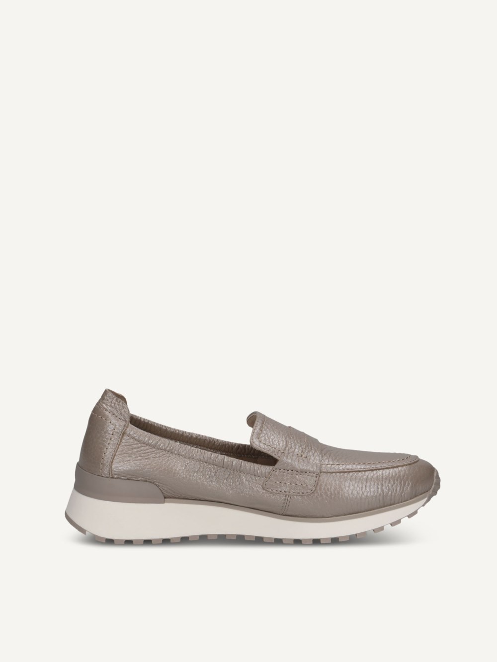 Caprice Slipper - Steinfarbenes Wildleder