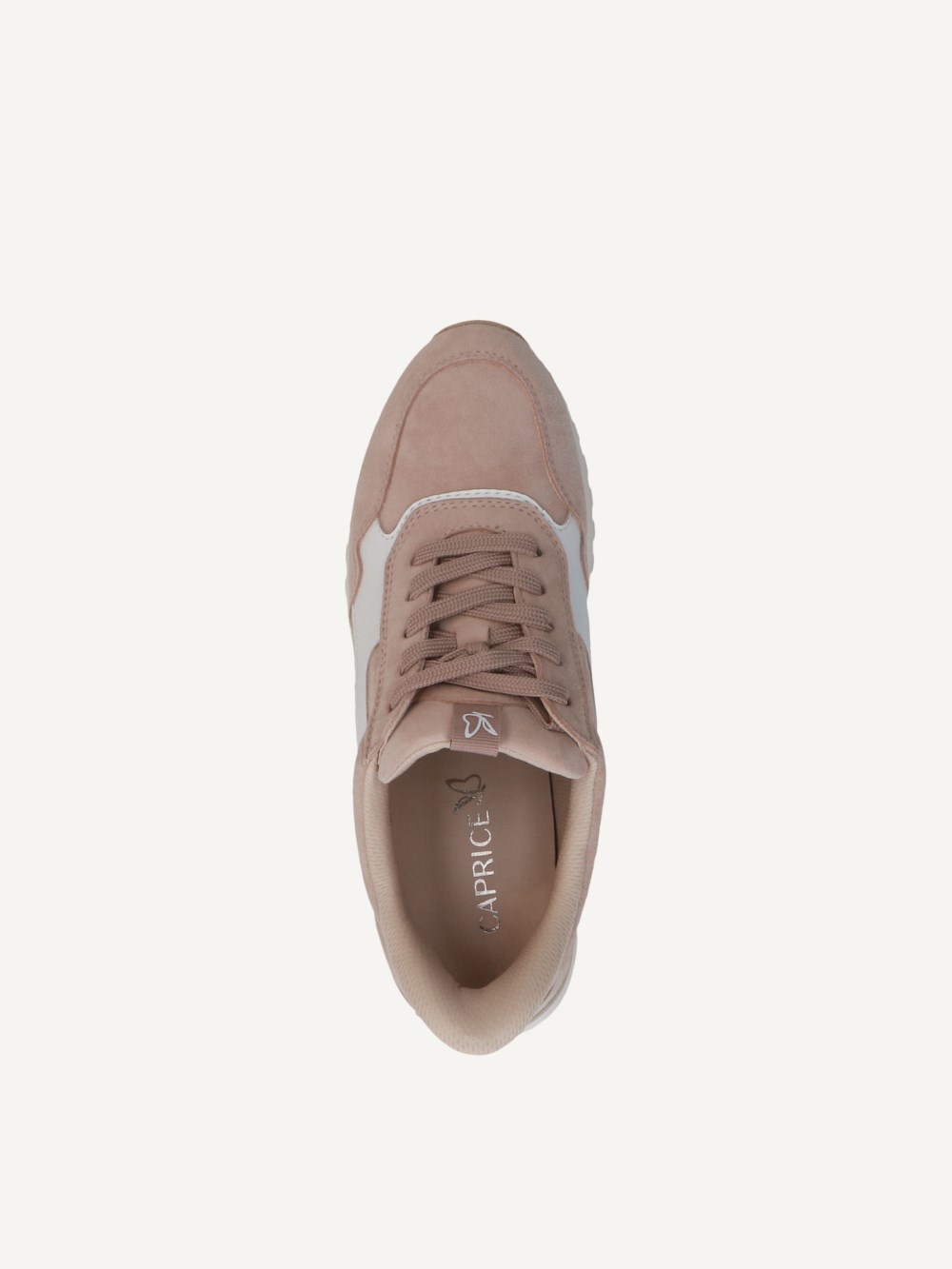 Caprice Sneaker - Cremefarbenes Wildleder