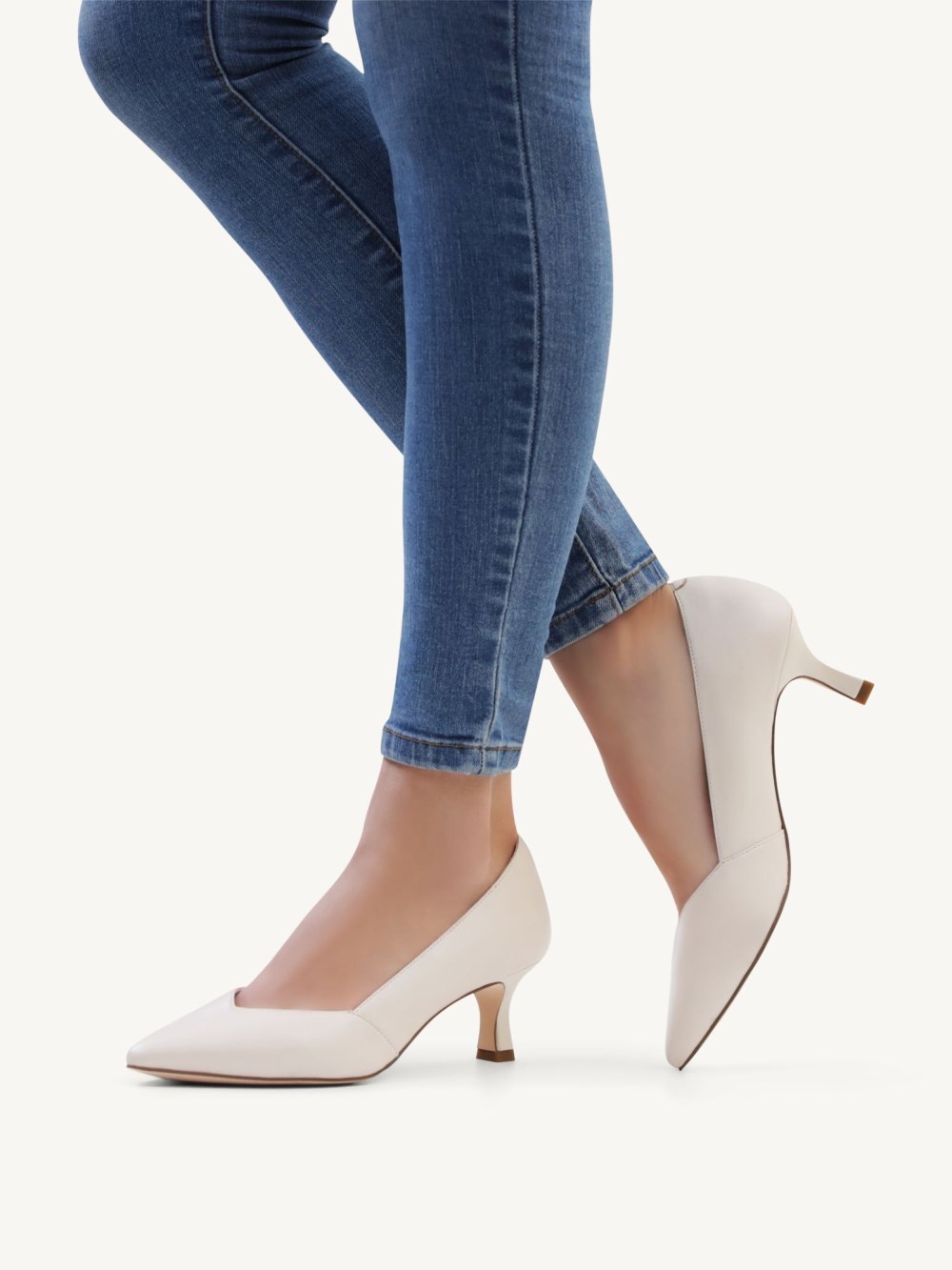 Caprice Pumps - Creme Perlato