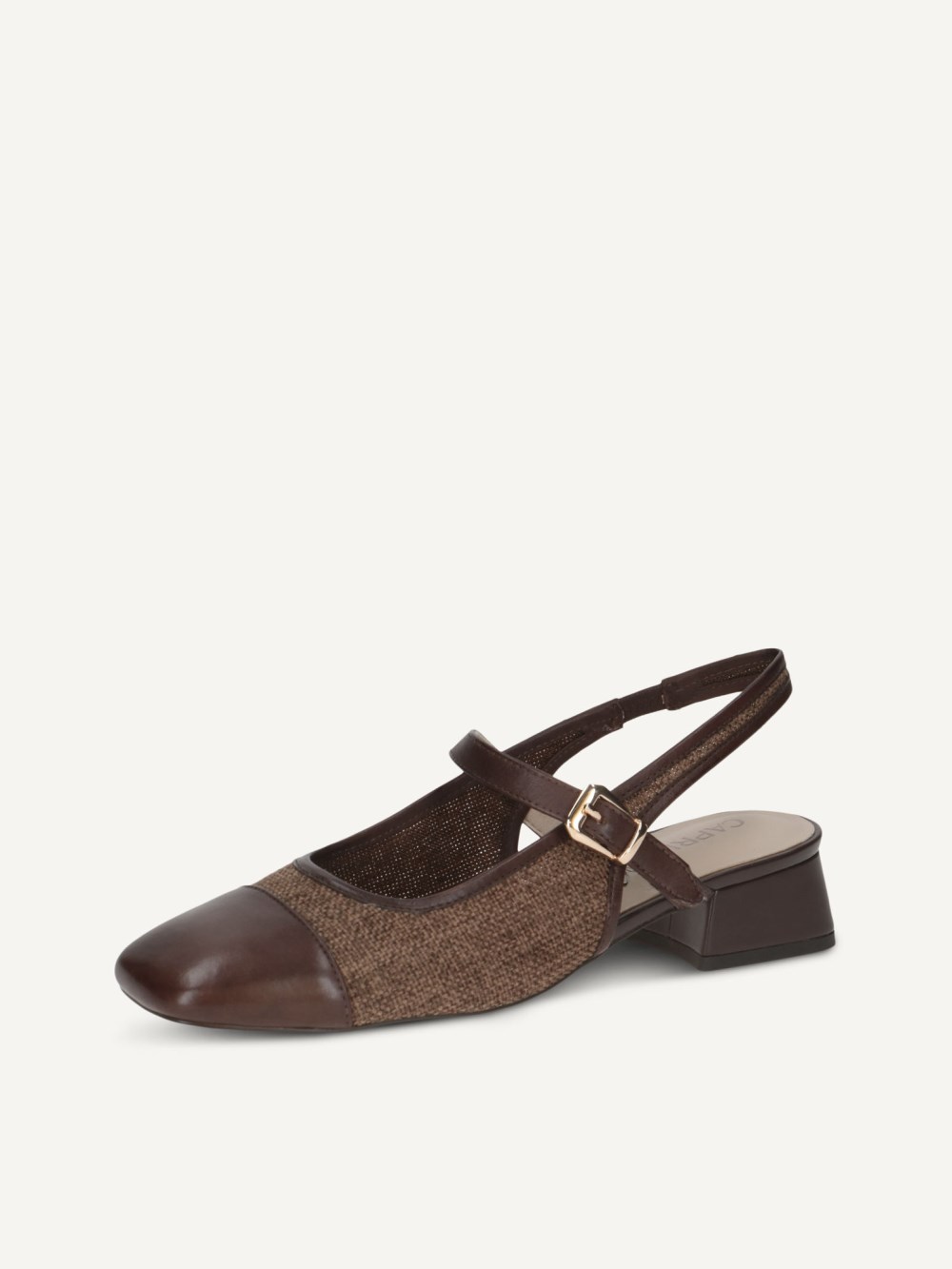 Caprice Slingpumps - Dunkelbrauner Kamm