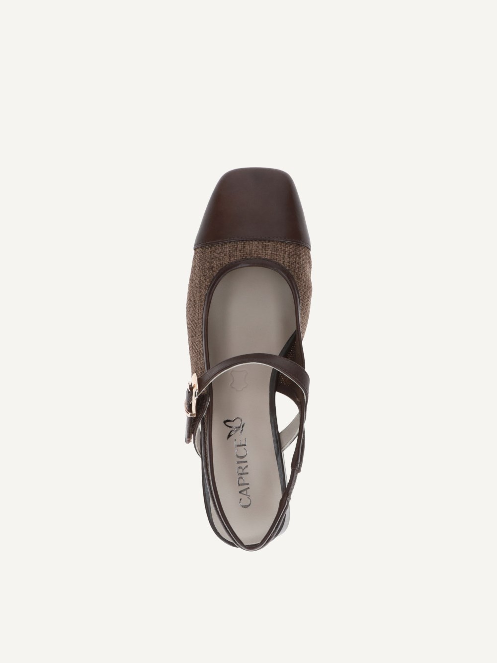 Caprice Slingpumps - Dunkelbrauner Kamm