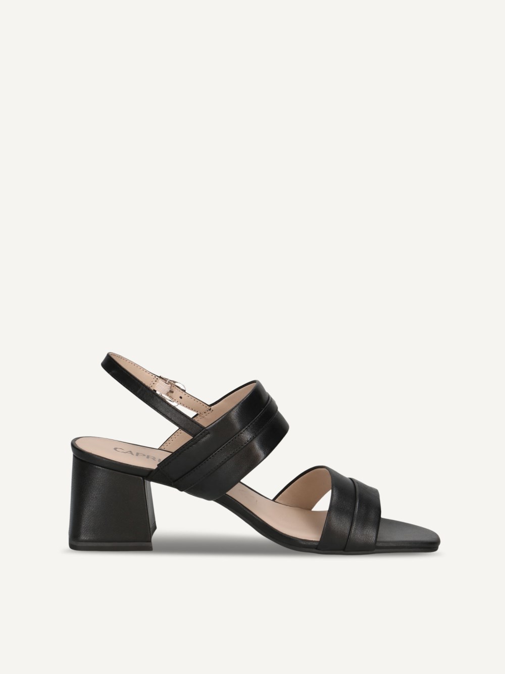 Caprice Sandalette - Schwarzes Nappa