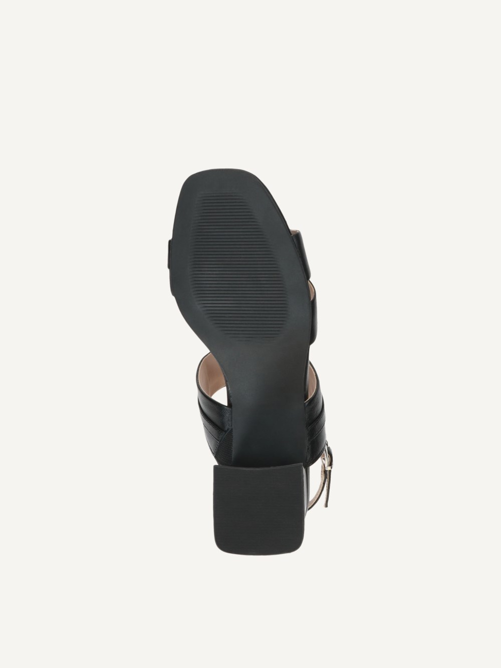 Caprice Sandalette - Schwarzes Nappa