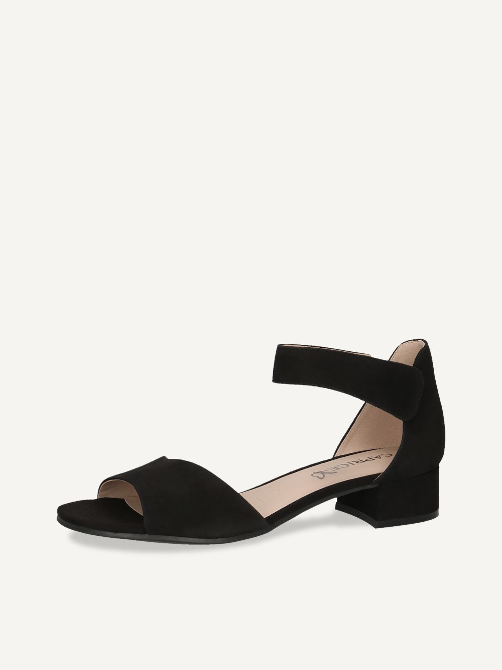 Caprice Sandalette - Schwarzes Wildleder