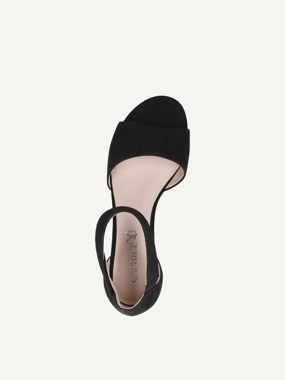 Caprice Sandalette - Schwarzes Wildleder