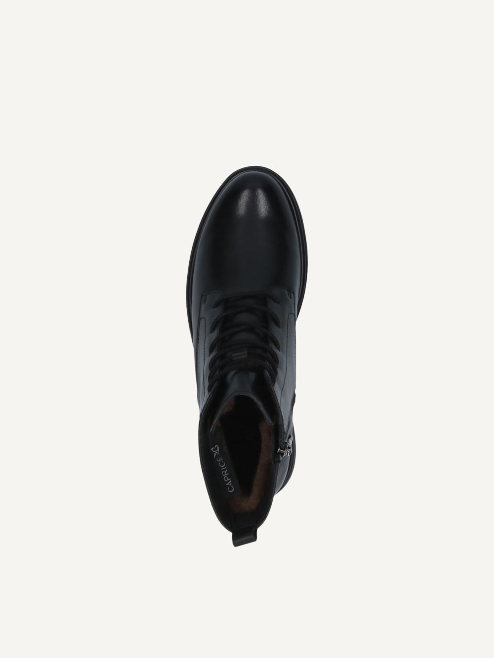 Caprice Stiefelette - Schwarzes Nappaleder
