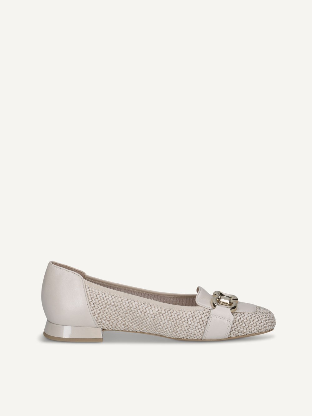 Caprice Slipper - Cremeweißer Kamm