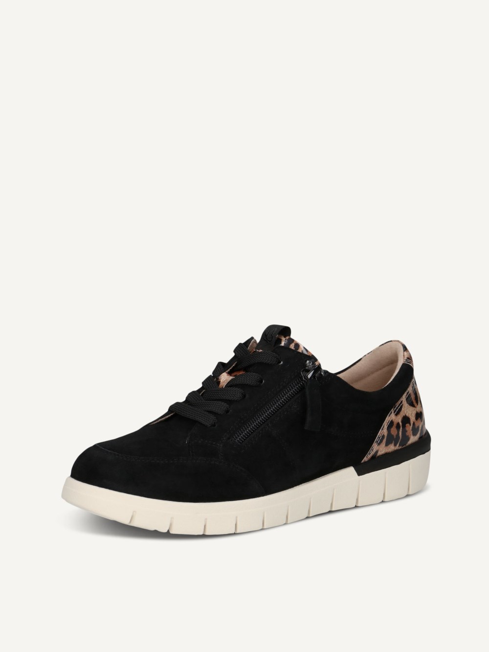 Caprice Sneaker - Schwarzer Leo-Kamm