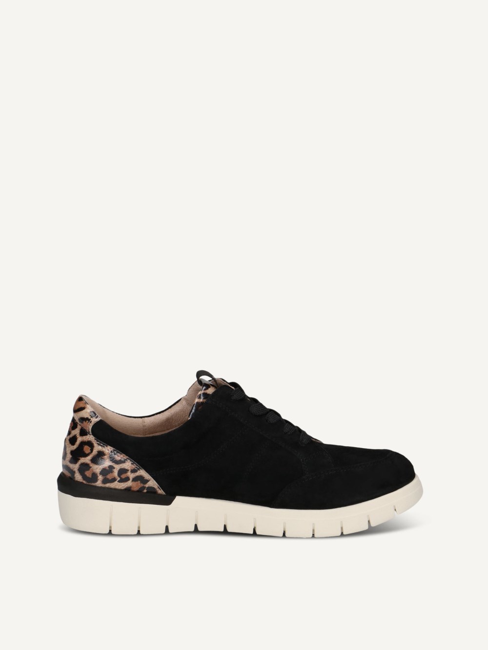 Caprice Sneaker - Schwarzer Leo-Kamm