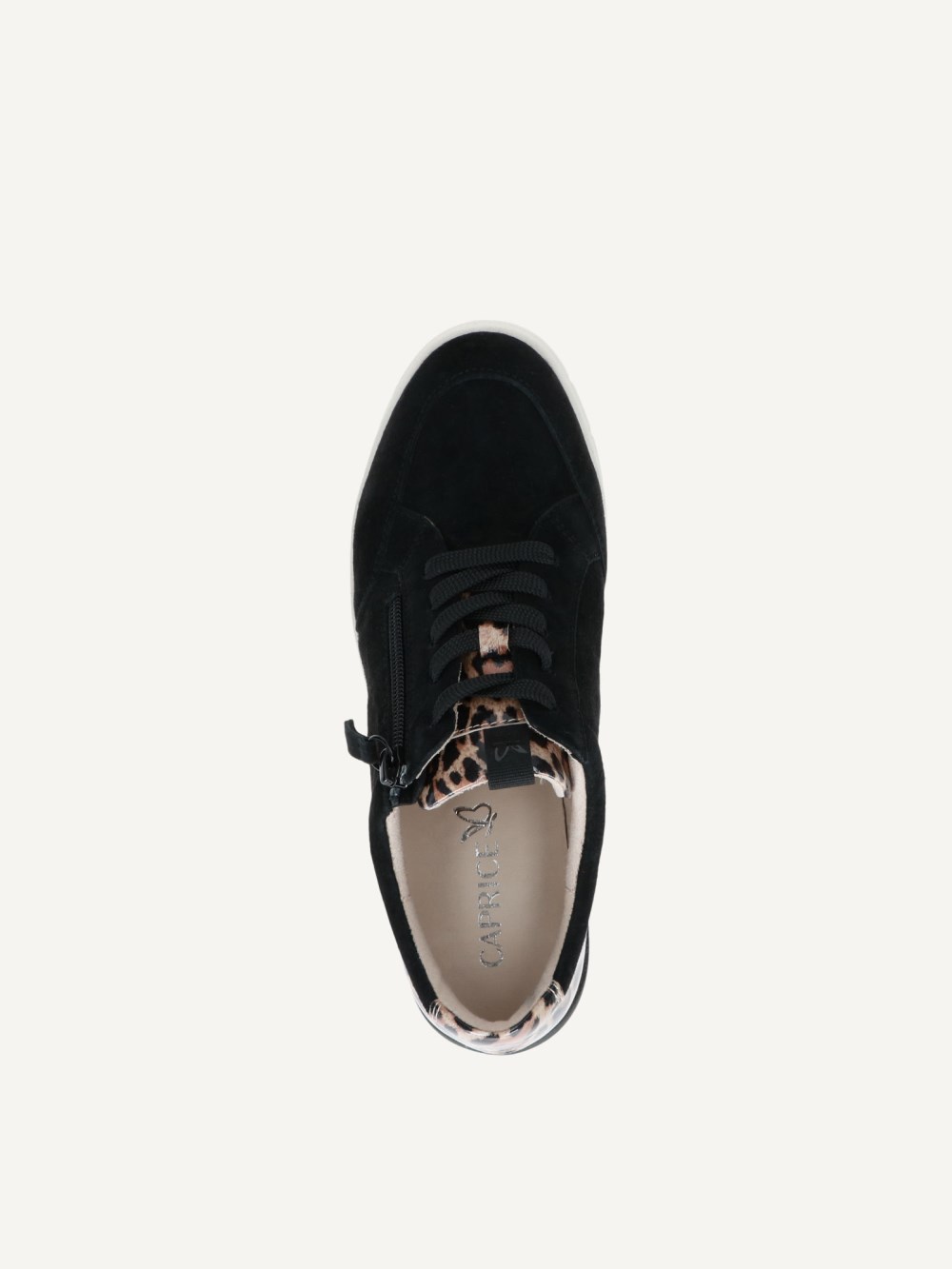 Caprice Sneaker - Schwarzer Leo-Kamm