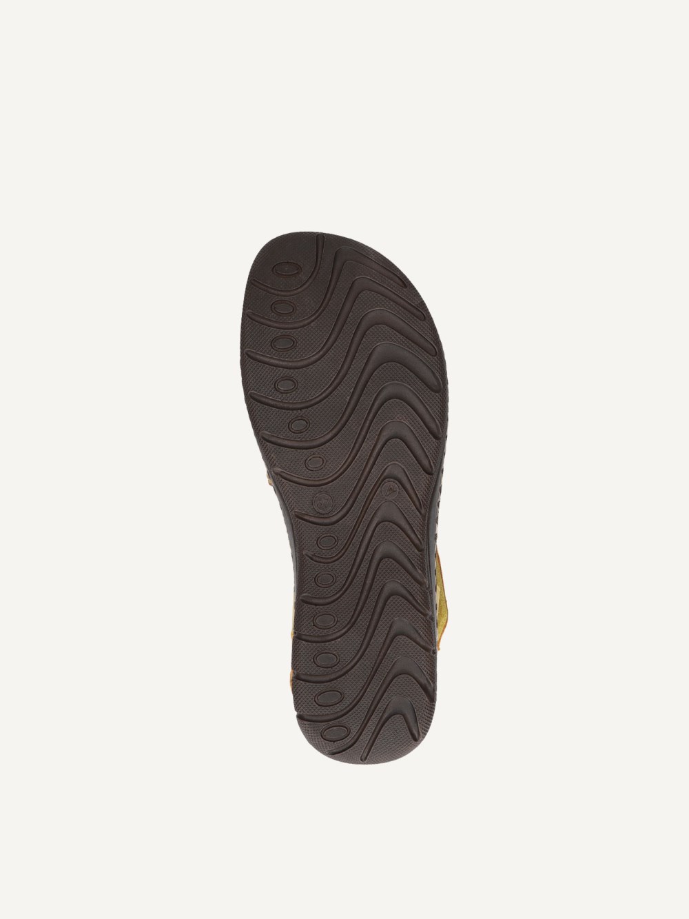Caprice Sandalette - Gelbes Nappaleder