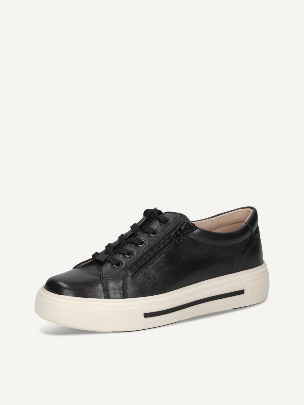 Caprice Sneaker - Schwarzes Nappa