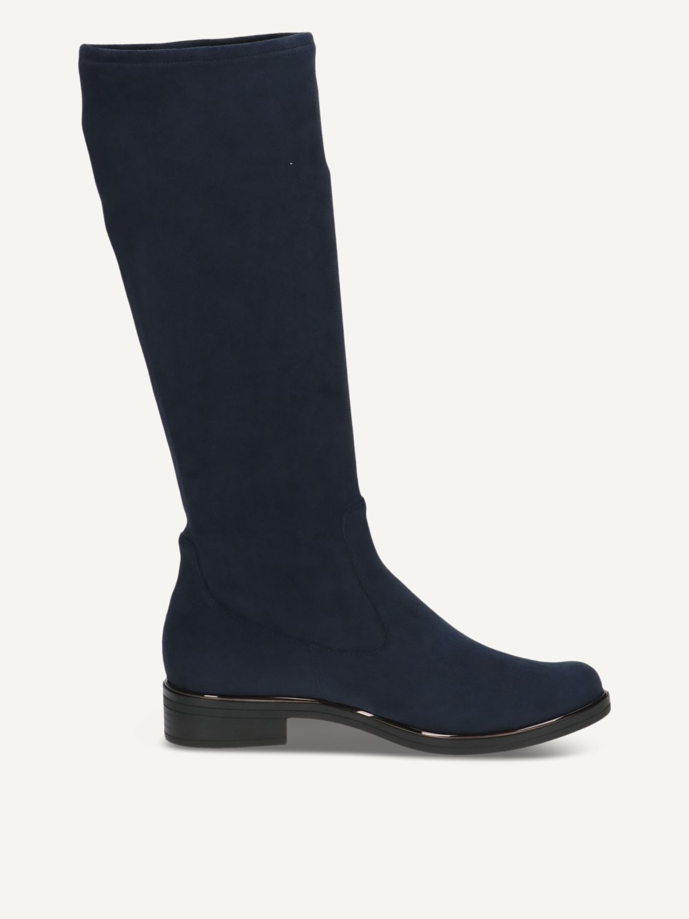 Caprice Stiefel - Marineblaues Stretchleder