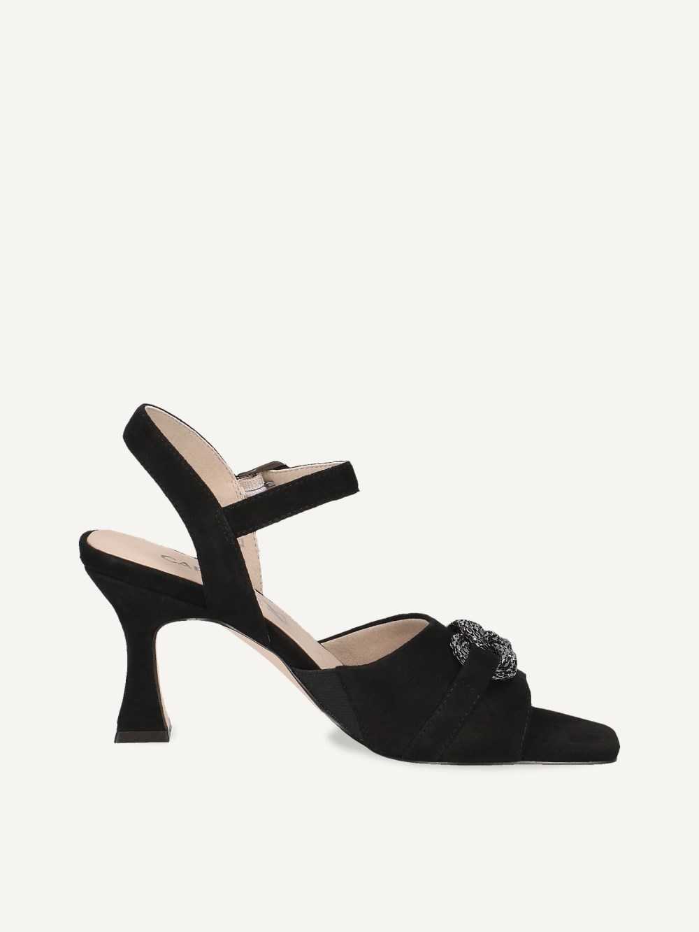 Caprice Sandalette - Schwarzes Wildleder