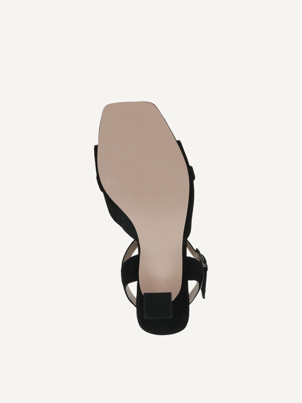 Caprice Sandalette - Schwarzes Wildleder