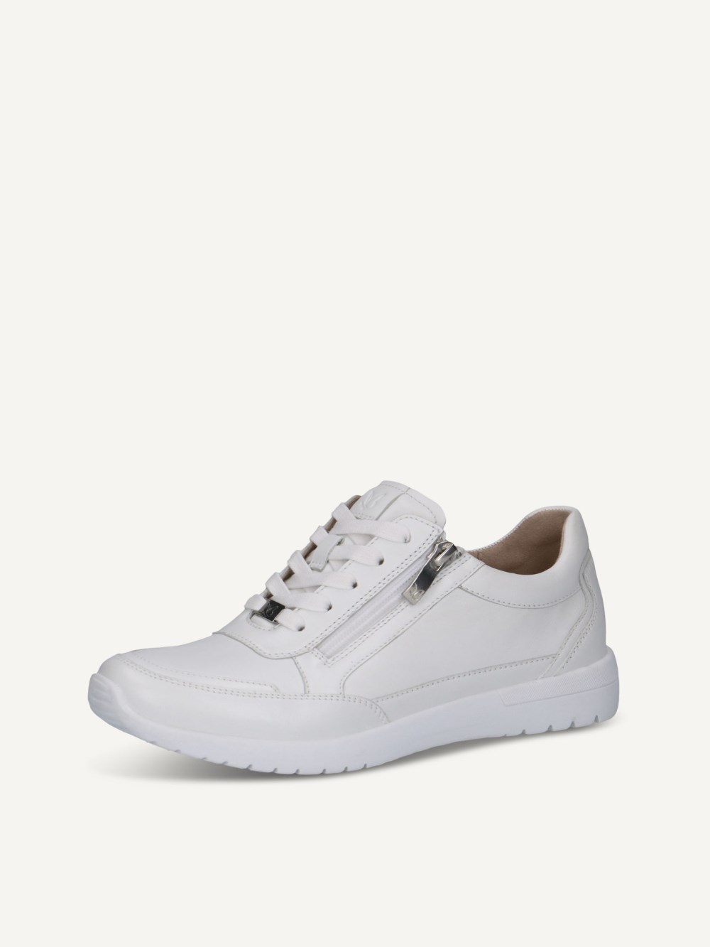 Caprice Sneaker - Weißes Nappaleder