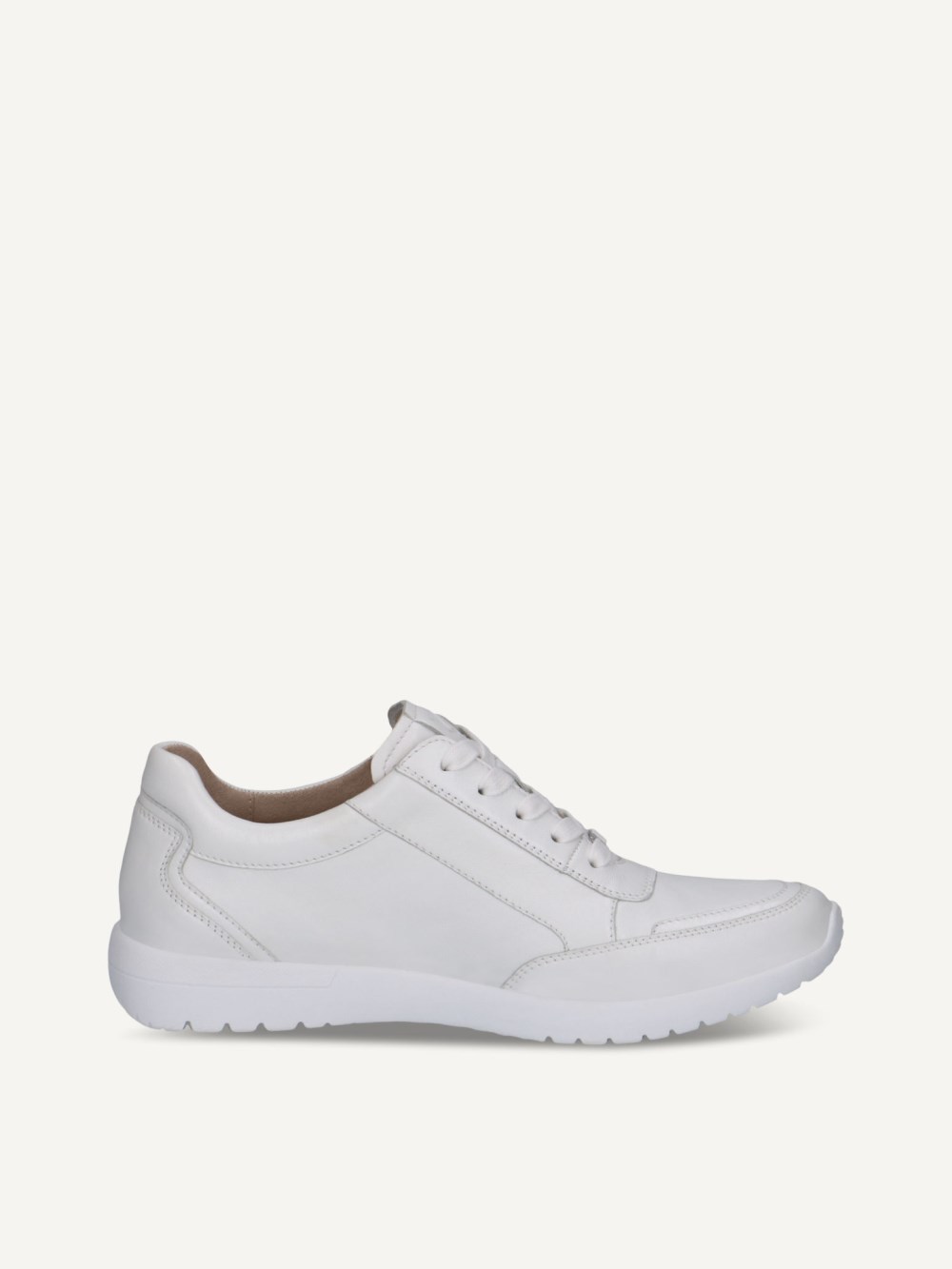 Caprice Sneaker - Weißes Nappaleder